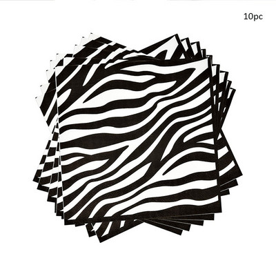 Jungle Forest Zoo Životinjski print Potrepštine za zabavu Set papirnatih ručnika Dekoracija ladice za šalice Safari Dekoracija za sretan rođendan Dječji darovi