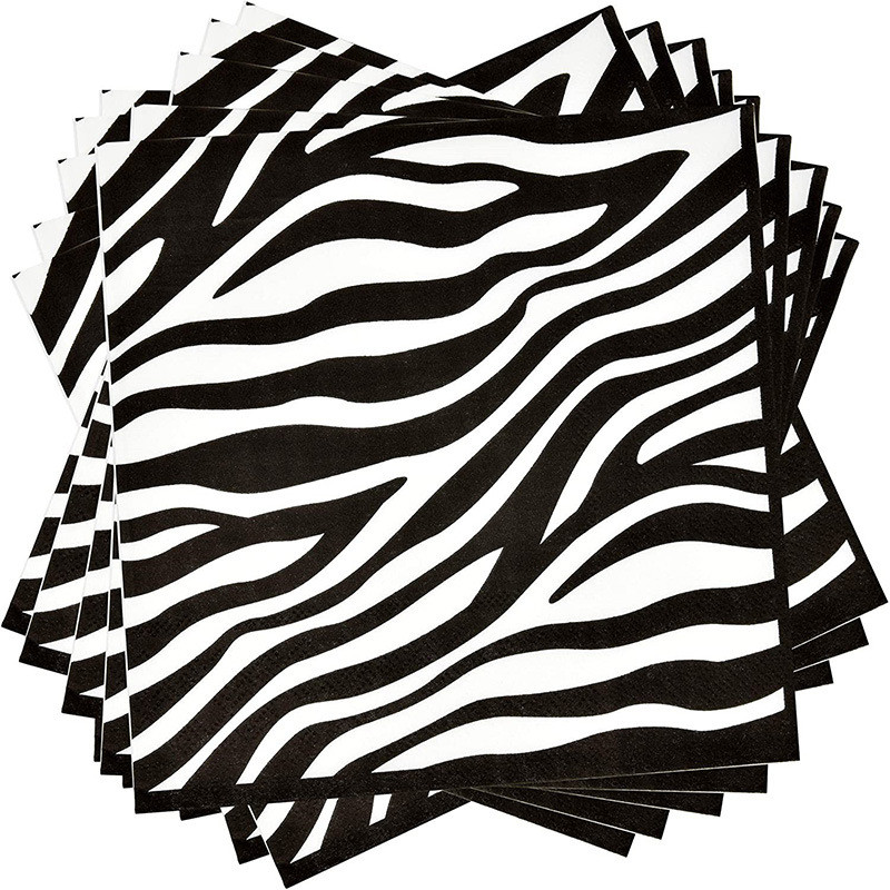 Jungle Forest Zoo Životinjski print Potrepštine za zabavu Set papirnatih ručnika Dekoracija ladice za šalice Safari Dekoracija za sretan rođendan Dječji darovi