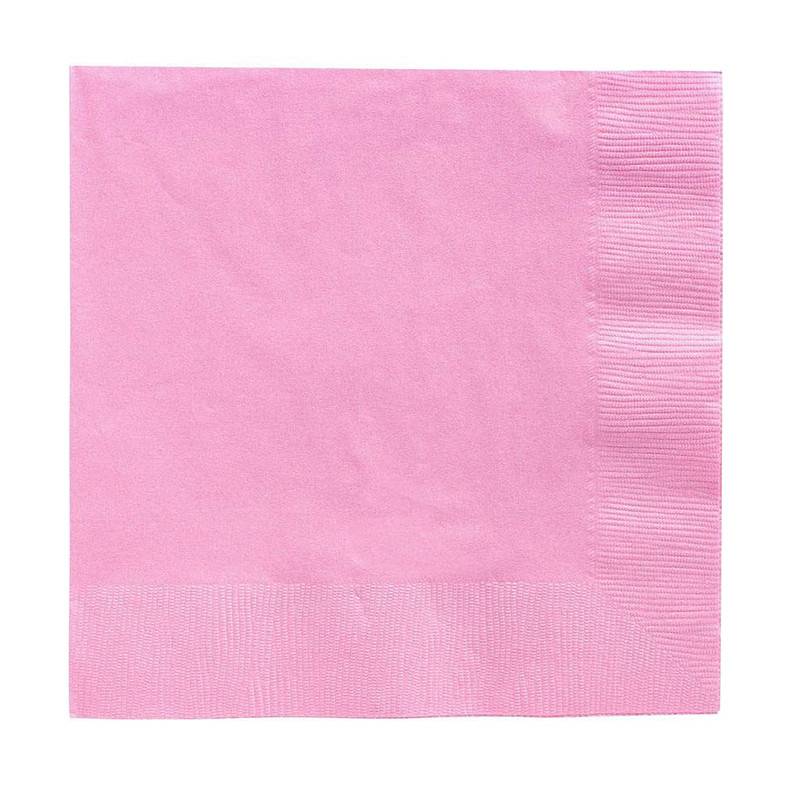 Decoratune pentru petrecerea de zi de naștere din plastic roz pur Farfuri de unică folosință Față de masă Primul aniversare Copii Petrecere Baby Shower Rechizite pentru petreceri