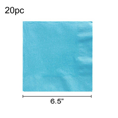 Plava jednobojna garnitura za zabavu Jednokratni plastični tanjur šalica Stolnjak Rođendanska zabava Dekoracija vjenčanja 10 osoba Potrepštine za odrasle