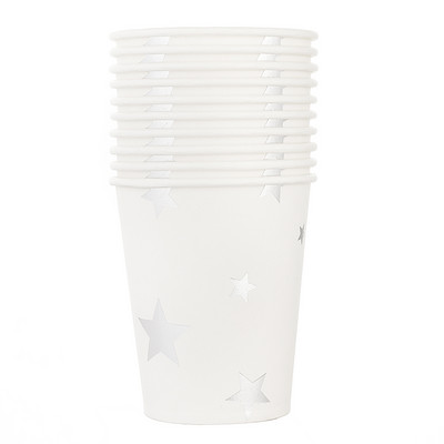 10 buc/lot cești de hârtie de unică folosință pentru petrecere, ceașcă cu suc, decorare DIY, pentru baby shower, copii, ziua de naștere, nuntă, picnic, aprovizionare cu veselă