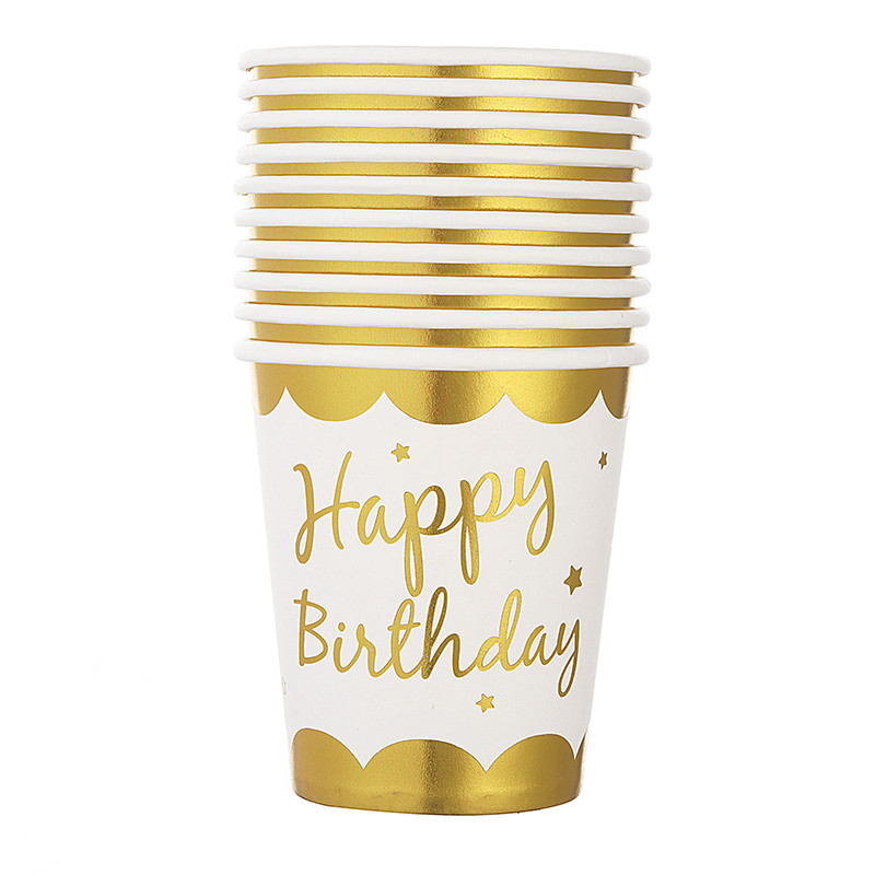 10 buc/lot cești de hârtie de unică folosință pentru petrecere, ceașcă cu suc, decorare DIY, pentru baby shower, copii, ziua de naștere, nuntă, picnic, aprovizionare cu veselă