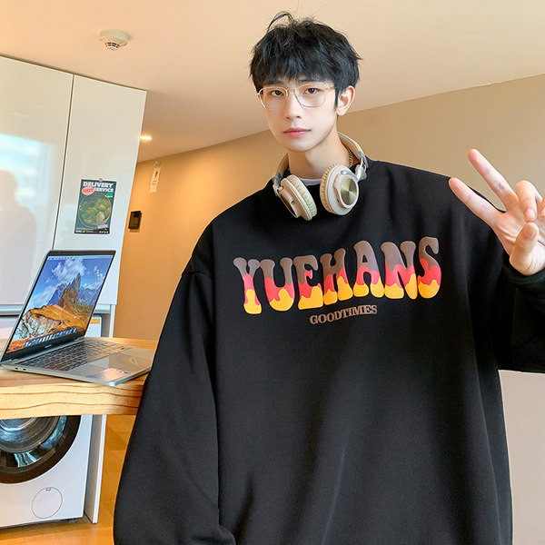 Ležerna muška bluza s printom