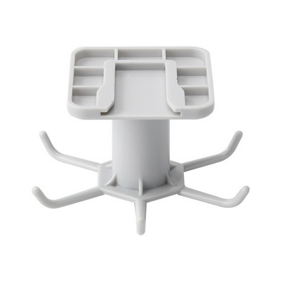 Χωρίς διάτρηση Περιστρεφόμενος γάντζος Organizer κρεμάστρα τοίχου ράφι στεγνώματος πιάτων για καπάκι Αξεσουάρ κουζίνας Ράφι ντουλάπι αποθήκευσης