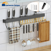 Toruvaba seinale kinnitatav köögiriide, must ja kuldne hoiurest Lõikelaud Konks ruum Alumiiniumist organiseerimisriistad