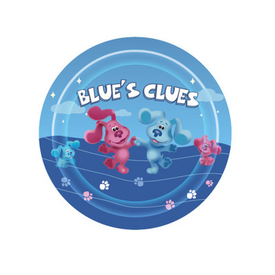 Blues Clues téma Születésnapi party dekorációs kellékek Kék foltos kutya papírpohár tányér szalvéták Babazuhany léggömbök Gyerekkedvezmények