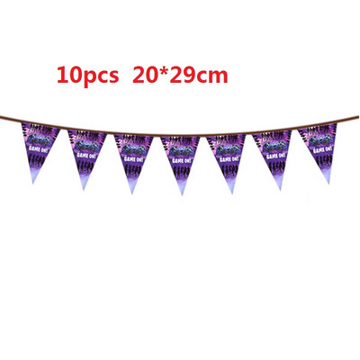 Game Fortress Theme Birthday Party Decorations Dječje jednokratno posuđe Set Baby Shower Boy Girls Party Decorations