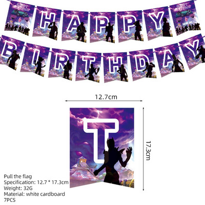 Game Fortress Theme Birthday Party Decorations Dječje jednokratno posuđe Set Baby Shower Boy Girls Party Decorations