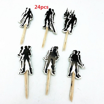 Game Fortress Theme Birthday Party Decorations Dječje jednokratno posuđe Set Baby Shower Boy Girls Party Decorations