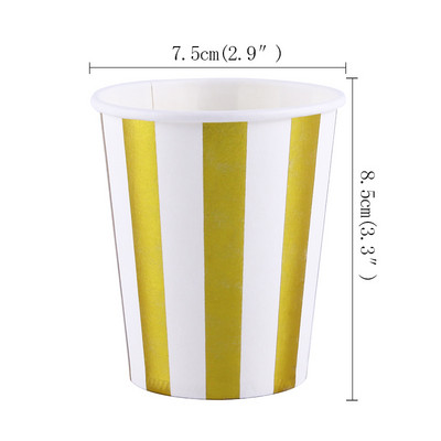 10 buc 350 ml argintiu stil fulger de licență decorațiuni pentru petrecerea de naștere pentru copii adulți consumabile de hârtie, pahare de unică folosință