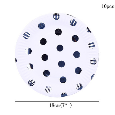 10 buc 350 ml argintiu stil fulger de licență decorațiuni pentru petrecerea de naștere pentru copii adulți consumabile de hârtie, pahare de unică folosință