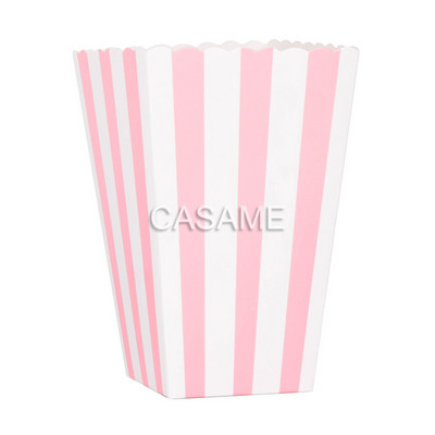 Party Papirnate kutije za kokice Rose gold Pop Corn Candy Sanck Favor Bag Božićno vjenčanje Dekoracija za dječju rođendansku zabavu