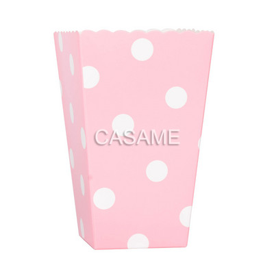 Party Papirnate kutije za kokice Rose gold Pop Corn Candy Sanck Favor Bag Božićno vjenčanje Dekoracija za dječju rođendansku zabavu