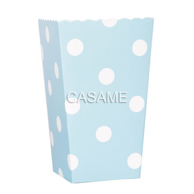 Party Papirnate kutije za kokice Rose gold Pop Corn Candy Sanck Favor Bag Božićno vjenčanje Dekoracija za dječju rođendansku zabavu