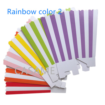 Party Papirnate kutije za kokice Rose gold Pop Corn Candy Sanck Favor Bag Božićno vjenčanje Dekoracija za dječju rođendansku zabavu