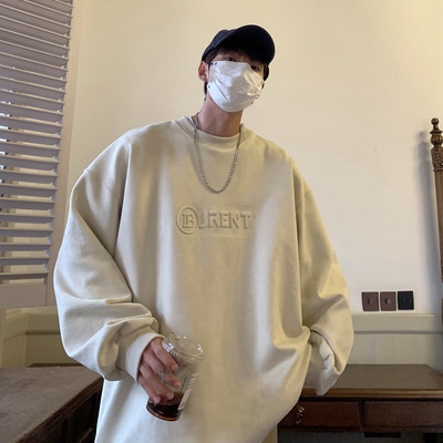 Laia mudeliga meeste ovaalse kaelusega pluus