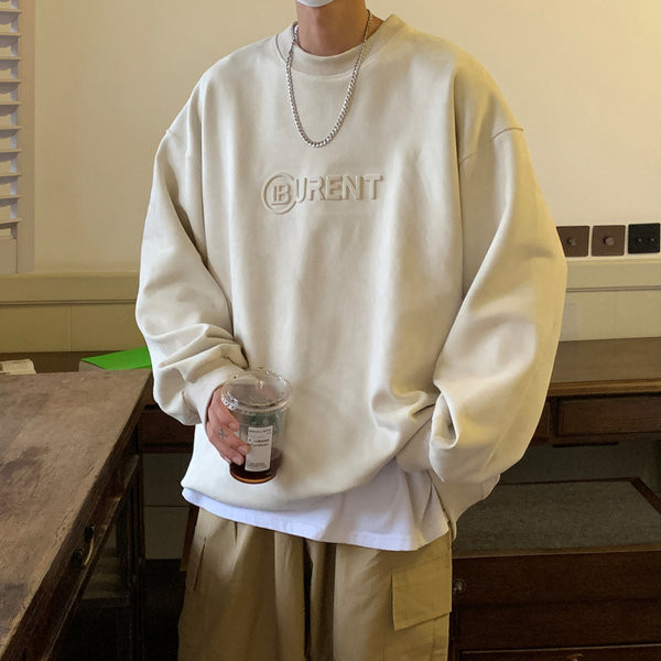 Laia mudeliga meeste ovaalse kaelusega pluus