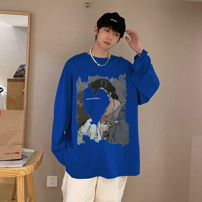 Novi model široke muške bluze s printom