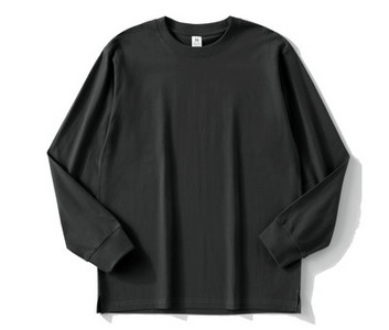 Muška ležerna bluza s dugim rukavima i O izrezom