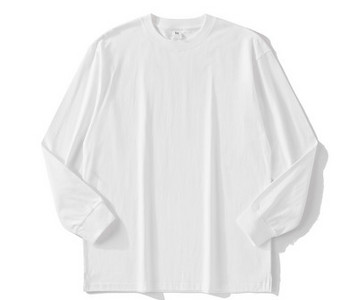 Muška ležerna bluza s dugim rukavima i O izrezom