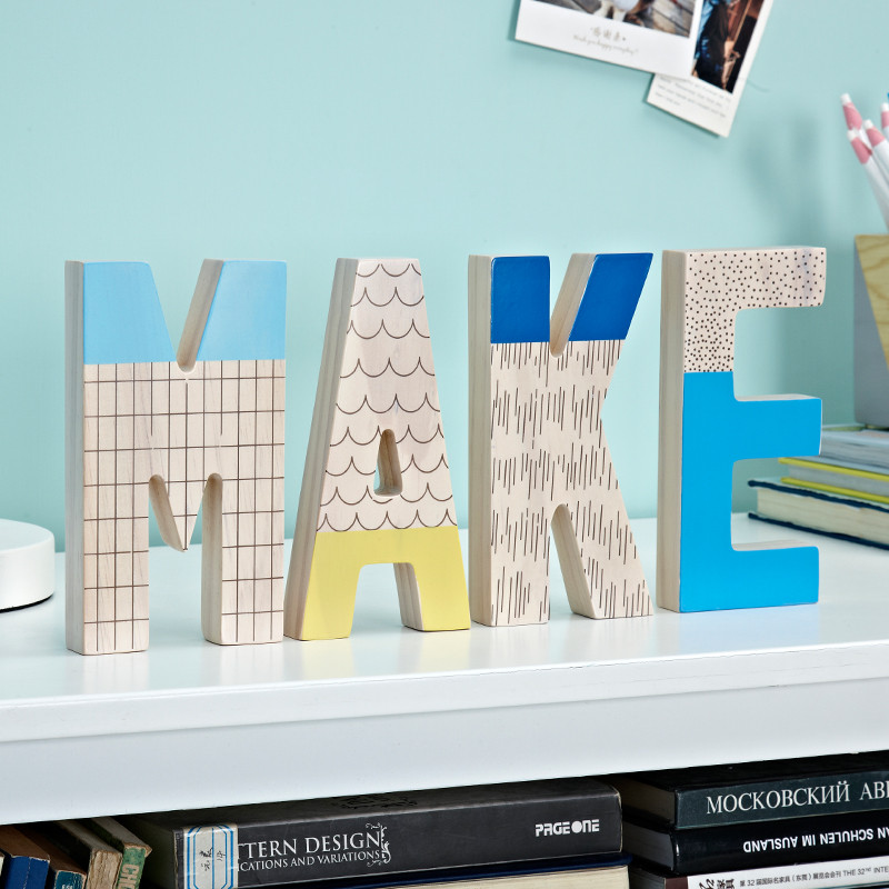 Ydewine`i 15-tolline Word Art Decor, ingliskeelse kirjaga seinakaunistus , PERE/kodu/armsad rippuvad puidust lauaplaadi sõnaehted