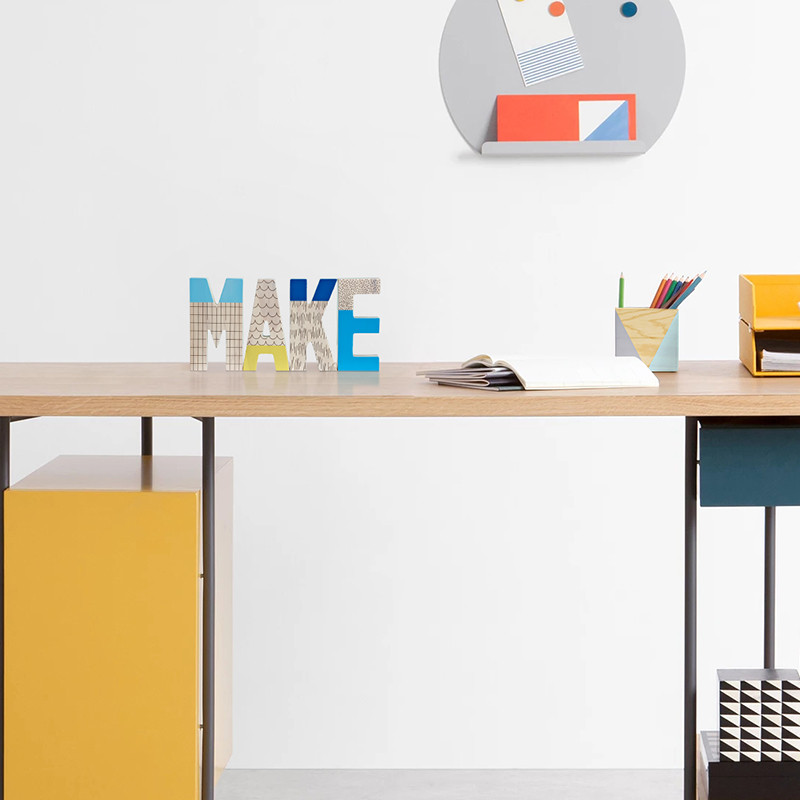 Ydewine`i 15-tolline Word Art Decor, ingliskeelse kirjaga seinakaunistus , PERE/kodu/armsad rippuvad puidust lauaplaadi sõnaehted