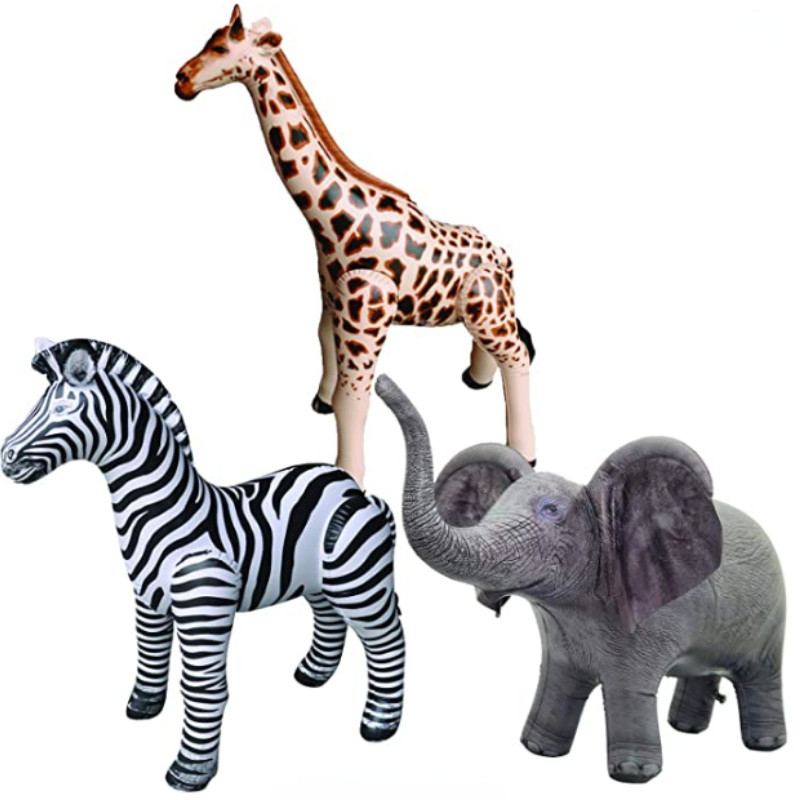 Simulare mare girafa zebra animale junglei balon gonflabil elefant iepure broasca paduri safari decorare petrecere de aniversare