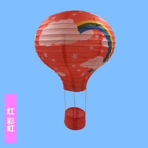 1 buc. Balon cu aer cald curcubeu roz, 10 inch, 25 cm, lanternă pliabilă, petrecere de nuntă, pentru copii, bricolaj, decor în aer liber, pentru agățat dormitor.