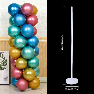 Стойка за балон Държач за колона за балон Сватба Декорации за парти за рожден ден Бебешки душ Латекс Поддръжка за балон Аксесоари за балони