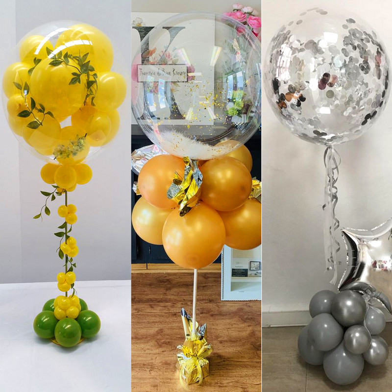 Õhupallialus Õhupallisambahoidik Pulma-sünnipäevapeo kaunistused Baby Shower Lateks Õhupalli tugi Õhupallitarvikud