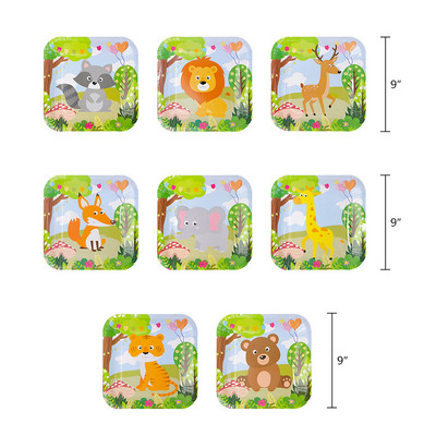 Metsloomad fotorekvisiidid Ahvipidu Džunglisafari Jahipeo Sisustus Dinosauruste dinosauruste möirgamine 1. sünnipäevapidu