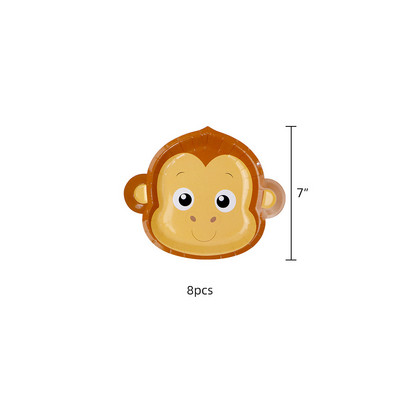 Metsloomad fotorekvisiidid Ahvipidu Džunglisafari Jahipeo Sisustus Dinosauruste dinosauruste möirgamine 1. sünnipäevapidu