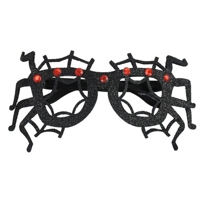 1 buc. Ochelari de hârtie pentru Halloween fericit, ochelari de vedere pentru cosplay, în formă de liliac păianjen, ochelari de vedere, decorațiuni de petrecere pentru costum de Halloween pentru copii