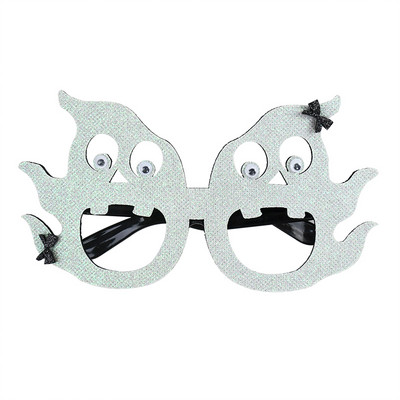 1 buc. Ochelari de hârtie pentru Halloween fericit, ochelari de vedere pentru cosplay, în formă de liliac păianjen, ochelari de vedere, decorațiuni de petrecere pentru costum de Halloween pentru copii