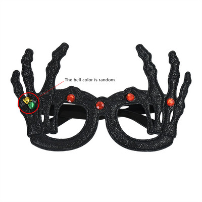 1 buc. Ochelari de hârtie pentru Halloween fericit, ochelari de vedere pentru cosplay, în formă de liliac păianjen, ochelari de vedere, decorațiuni de petrecere pentru costum de Halloween pentru copii