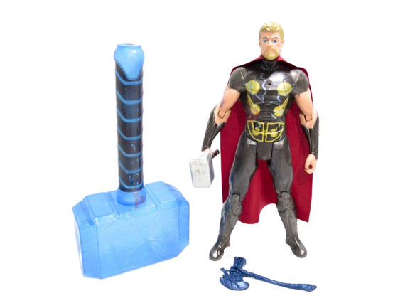 Фигурка Avengers, С чук, Пластмасови, Многоцветно
