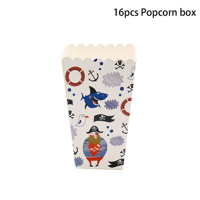 Gusarska tematska zabava Posuđe za jednokratnu upotrebu Pribor za dječju rođendansku zabavu Pirati s Kariba Posuđe za jelo Tanjur Dekoracija salvete