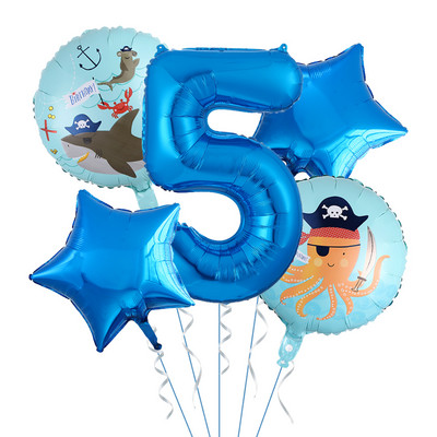 Gusarska tematska zabava Posuđe za jednokratnu upotrebu Pribor za dječju rođendansku zabavu Pirati s Kariba Posuđe za jelo Tanjur Dekoracija salvete