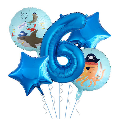 Gusarska tematska zabava Posuđe za jednokratnu upotrebu Pribor za dječju rođendansku zabavu Pirati s Kariba Posuđe za jelo Tanjur Dekoracija salvete