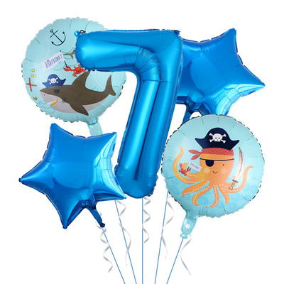 Gusarska tematska zabava Posuđe za jednokratnu upotrebu Pribor za dječju rođendansku zabavu Pirati s Kariba Posuđe za jelo Tanjur Dekoracija salvete