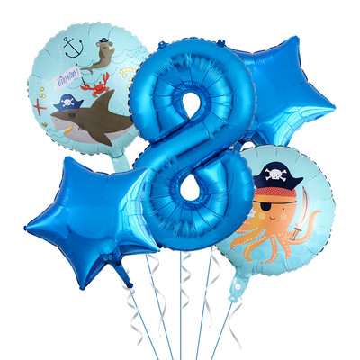 Gusarska tematska zabava Posuđe za jednokratnu upotrebu Pribor za dječju rođendansku zabavu Pirati s Kariba Posuđe za jelo Tanjur Dekoracija salvete