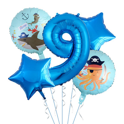 Gusarska tematska zabava Posuđe za jednokratnu upotrebu Pribor za dječju rođendansku zabavu Pirati s Kariba Posuđe za jelo Tanjur Dekoracija salvete