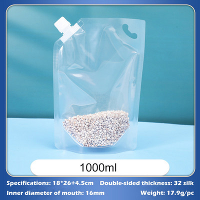 Sandarus laikymo maišelis Ryžių pakavimo maišelis Grūdai Atsparus drėgmei ir vabzdžiams skaidrus sutirštintas nešiojamas maistinis maišelis