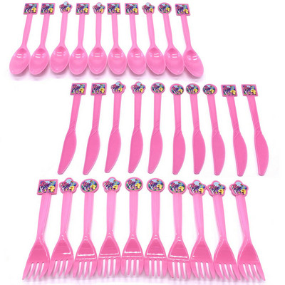 10 kom/lot My Little Pony Party jednokratna žlica Plastične vilice Rođendanska Baby Shower Tema Party Noževi Party pribor za jelo