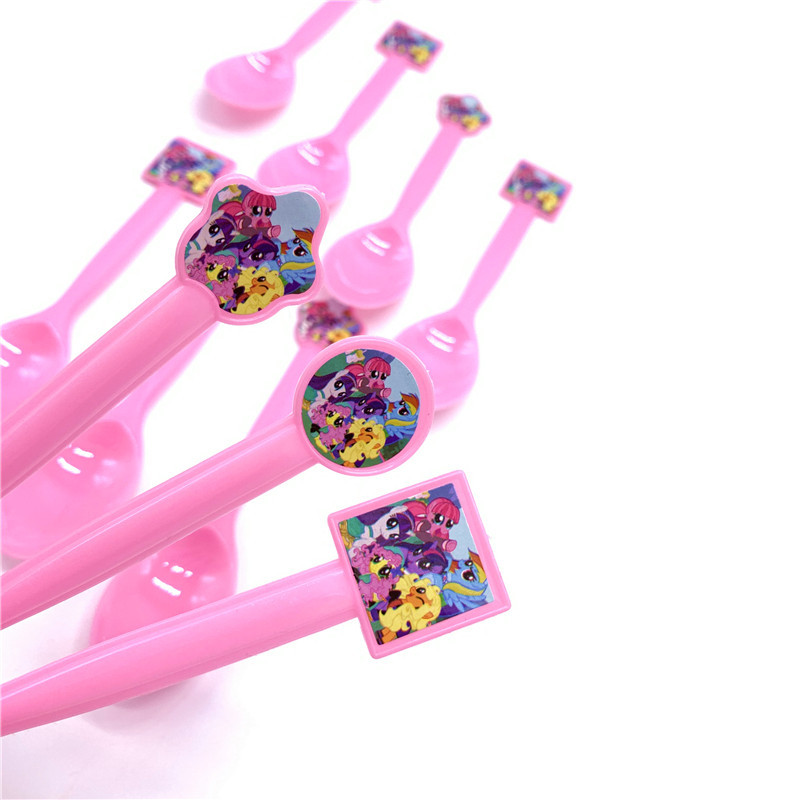 10 kom/lot My Little Pony Party jednokratna žlica Plastične vilice Rođendanska Baby Shower Tema Party Noževi Party pribor za jelo