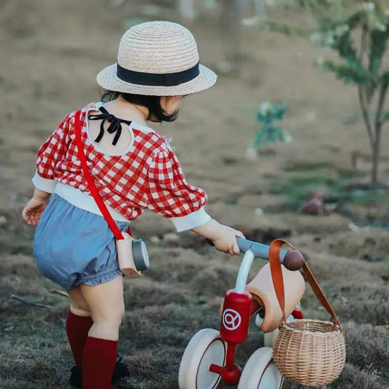 Pletena košara za pohranu biljaka Pletene viseće košare Vrtna vaza za cvijeće Posuda za biljke s kožnom ručkom Košare za pohranu