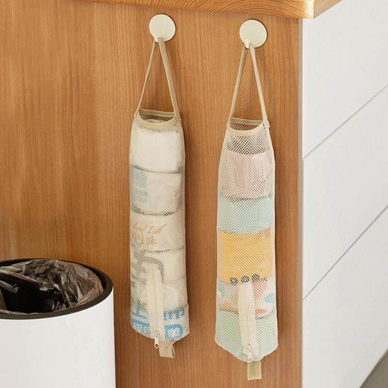 Επαναχρησιμοποιήσιμες τσάντες αποθήκευσης δικτυωτών λαχανικών κουζίνας Τσάντες αποθήκευσης κρεμμυδιών πατάτας Κούφιες αναπνέουσες τσάντες από πλέγμα τζίντζερ σκόρδου