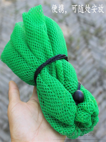 Πτυσσόμενο δίχτυ ψαριών Ζωντανό δίχτυ ψαροτσάντα διχτυωτό τσαντάκι ψαροφύλακα Εργαλεία ψαρέματος Διχτυωτή τσάντα Παιδικά παιχνίδια τσάντα δίχτυ αποθήκευσης Πολύ ανθεκτικό