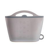 Silikonska vrećica za pohranu hrane Ziplock vrećice za višekratnu upotrebu za pohranu hrane hermetički zatvorene Prikladne za mikrovalnu pećnicu C66