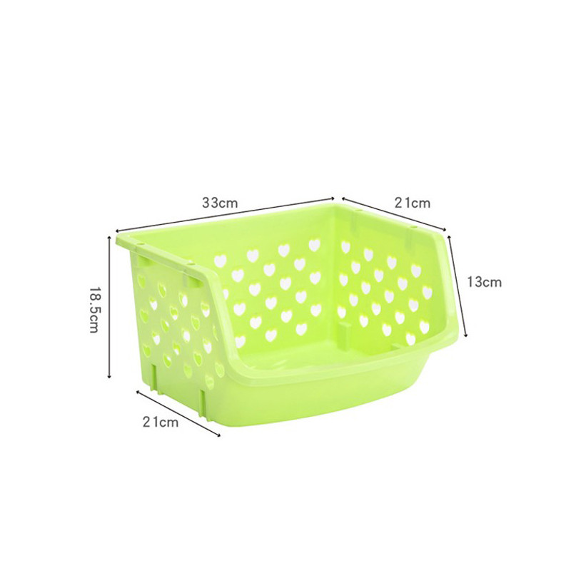 2022 m. Naujas patvarus sukraunamas laikymo krepšelis tuščiaviduris vaisių daržovių laikymo dėžė Virtuvės tvarkyklė krepšelis Namų virtuvės kanalizacijos krepšelis